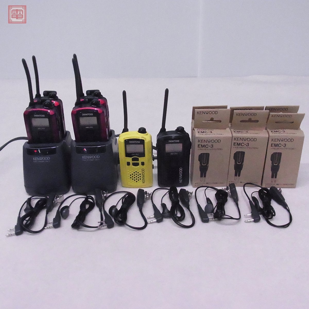 KENWOOD UBZ-LP20 特定小電力トランシーバー 6台セット イヤホンマイク