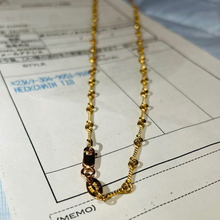 CHROME HEARTS 22kクロムハーツ22k ツイストチェーン18インチ　美品 クロムハーツ 22K HEARTS リングの買取実績 買取専門店 Top