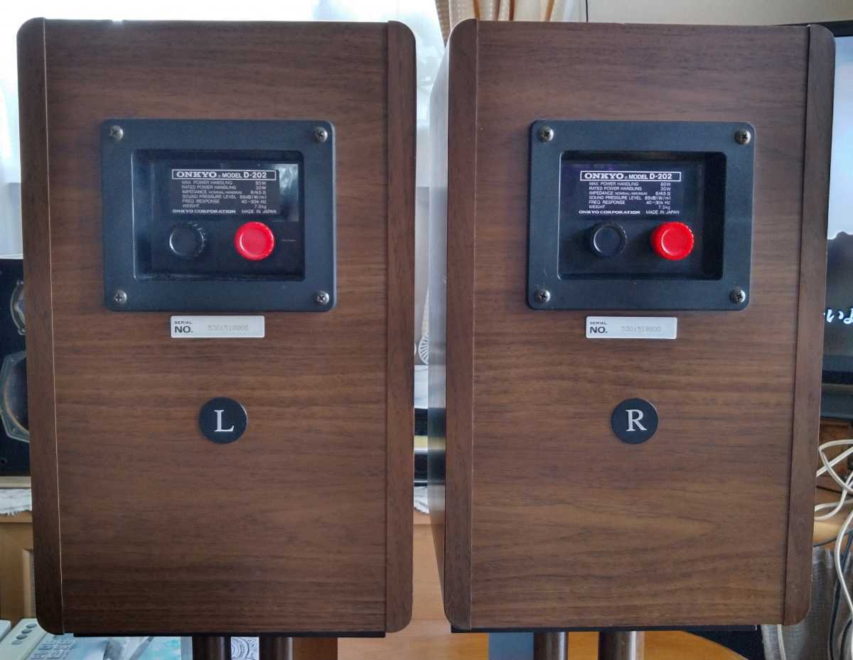 ONKYO/オンキョー　D-202　ペア　エッジ張り替え品 ONKYO D-202 スピーカー オンキョー 音出し確認済み ☆ : Yahoo