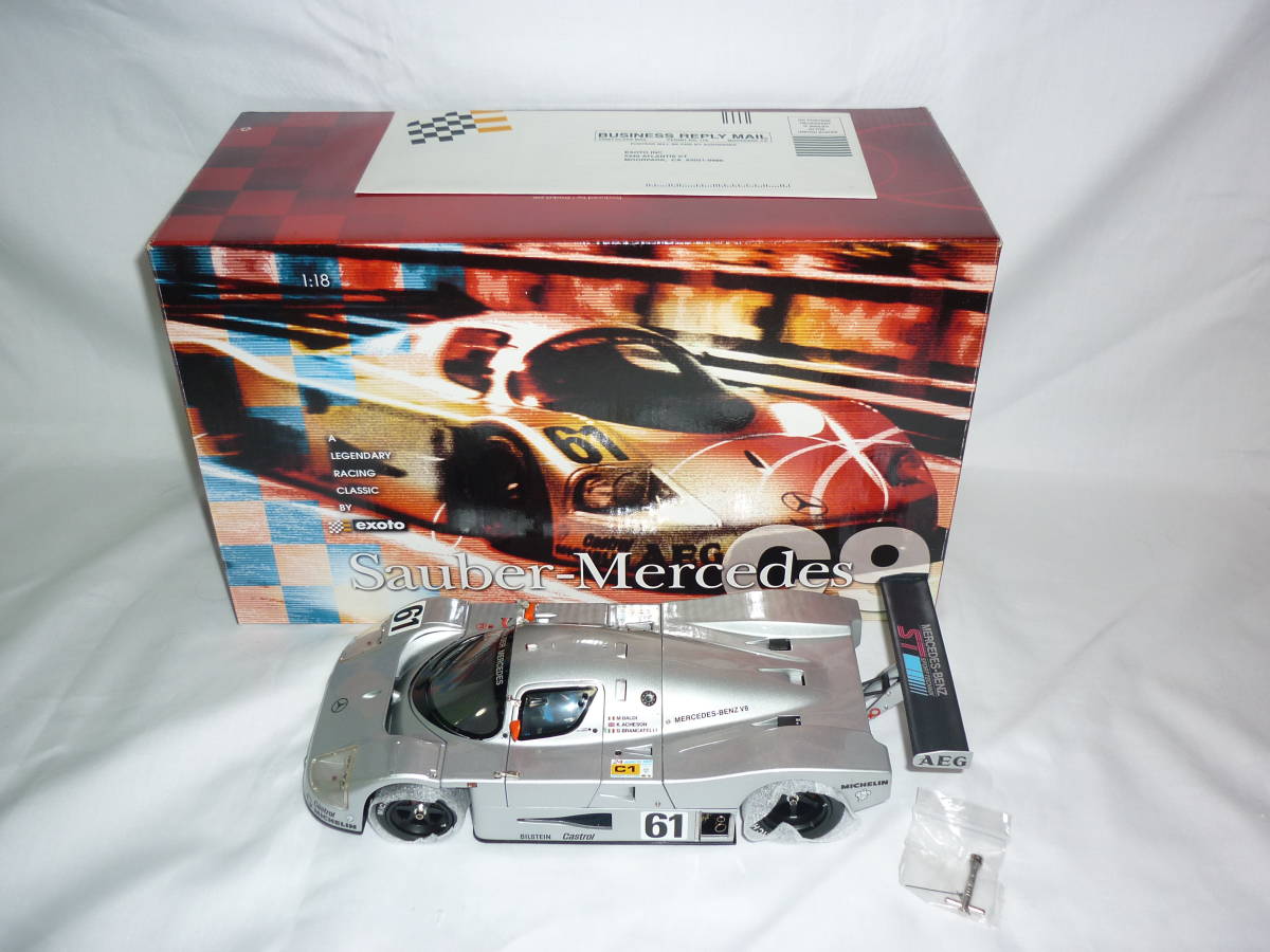未開封 Exoto 1/18 Sauber Mercedes C9 #61