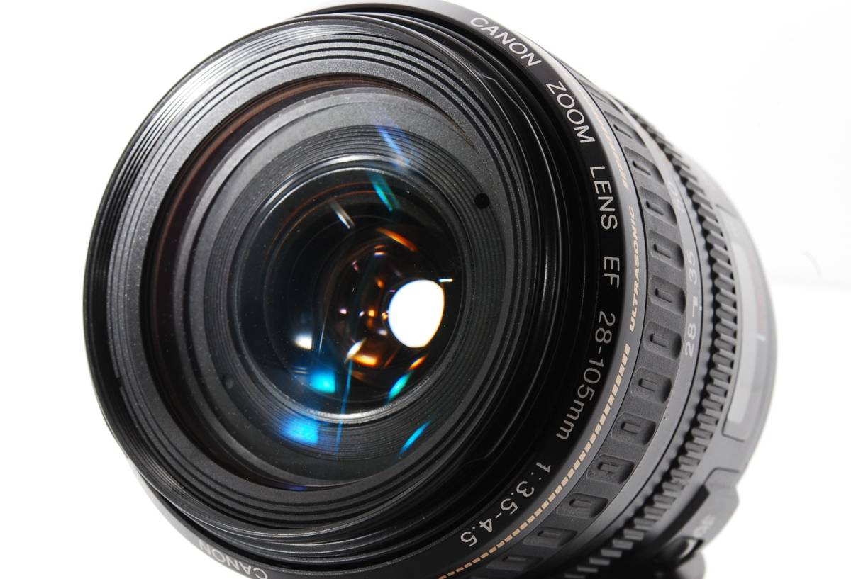 □ 美品 □ キヤノン Canon EF 28-105mm F3.5-4.5 USM ズームレンズ 
