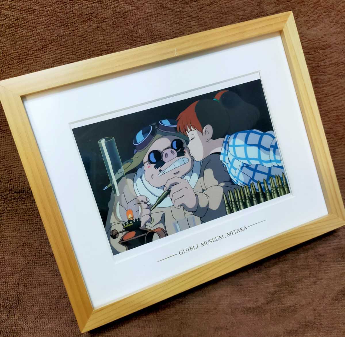 スタジオジブリ　紅の豚　『好敵手』セル画　三鷹の森ジブリ美術館限定 訳あり【正規品】スタジオジブリ 紅の豚 セル画風 ポストカード 三鷹の