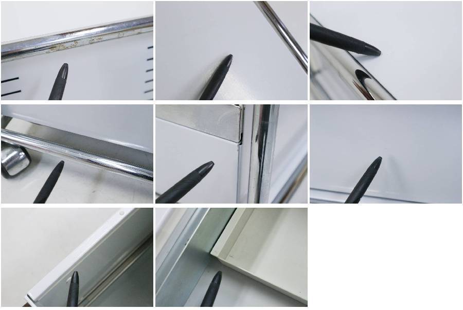 USM⁄ハラーシステム□ロールボーイ デスクワゴン 2段 鍵なし ホワイト