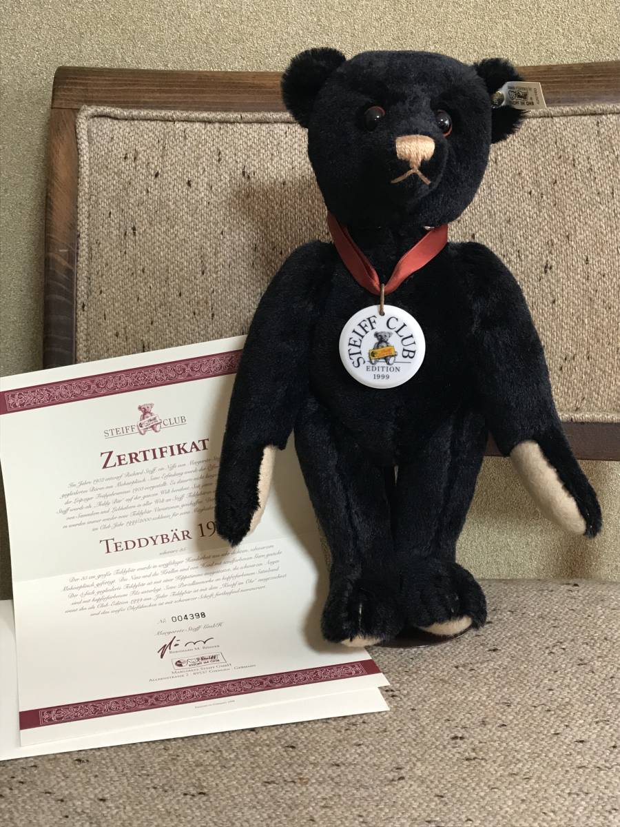 ドイツ STEIFF シュタイフ社 テディベア 1912 レプリカ 1999年度