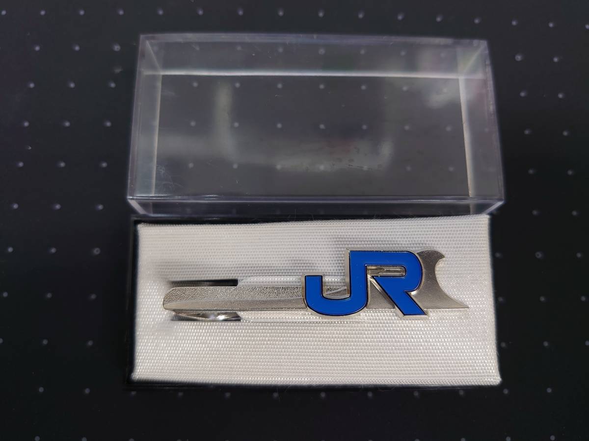 鉄道ネクタイピン 鉄道ロゴマーク JR西日本 発足時(未使用美品)当時物 管7679N)【鉄道グッズ】ネクタイピン 西日本旅客鉄道株式会社 JRロゴ