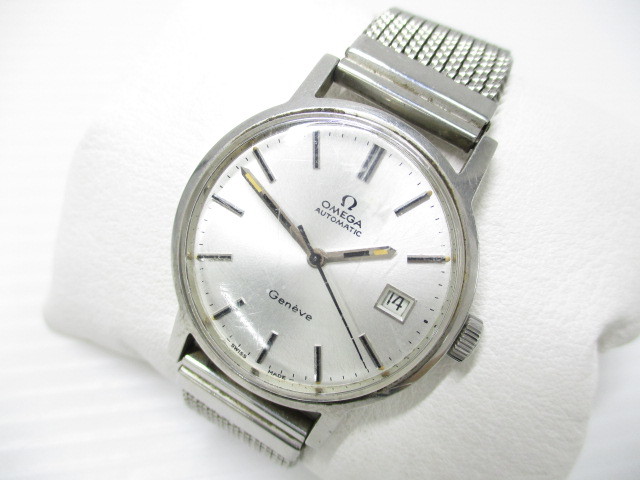 2106IKD025 OMEGA オメガ Geneve ジュネーブ デイト 自動巻き メンズ 
