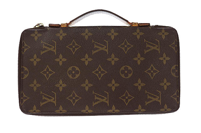ルイヴィトン LOUIS VUITTON 1円スタート 1スタ モノグラム オーガナイザー ヴォワヤージュ トラベルケース ジッピー 財布 M60120 ▲●