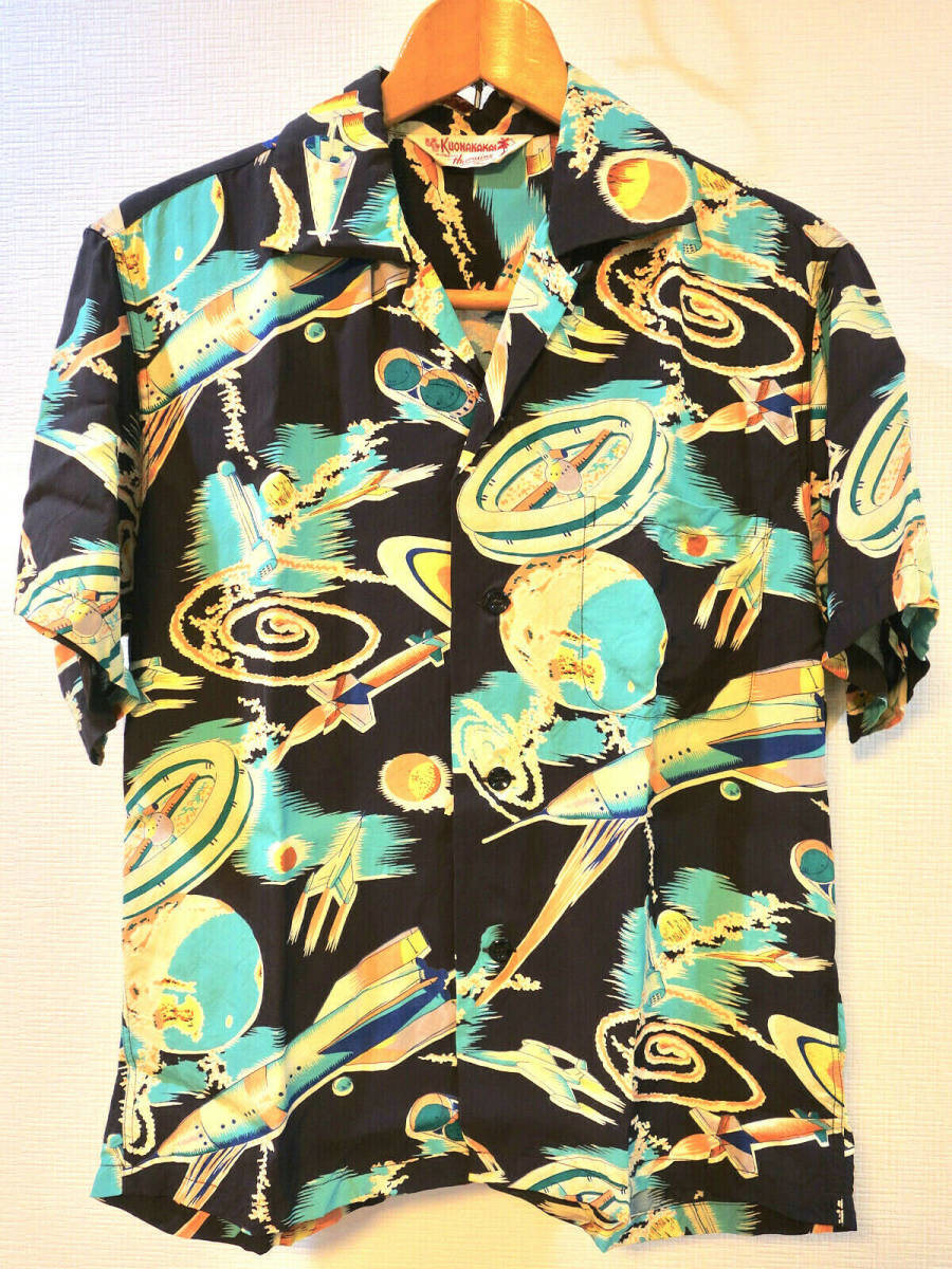 ☆Sun Surf Special Edition アロハシャツ THE SPACE SHIP 宇宙柄