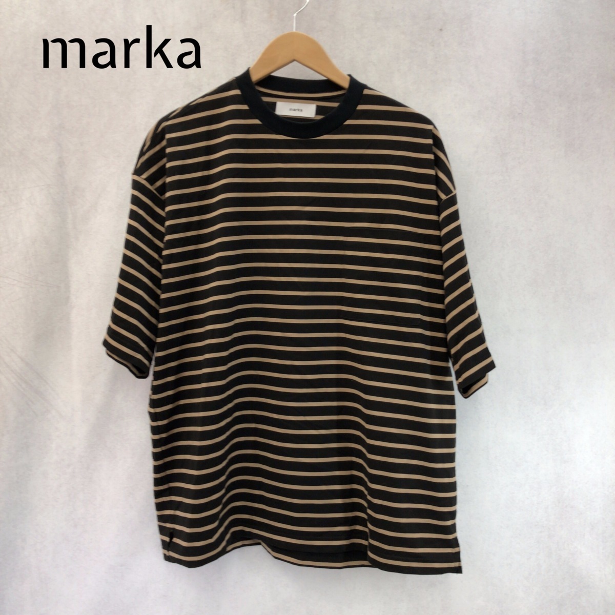 HOT，格安 に近い marka マーカ ボーダー カットソー 半袖 M21B-06CS01B 日本製 胸ポケット 1 S M 綿 コットン トップス メンズ 洋品紳士服(marka)｜売買されたオークション情報、yahooの商品情報をアーカイブ公 marka