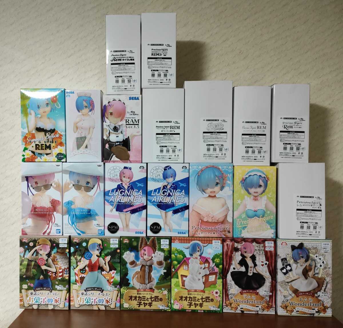 Re:ゼロから始める異世界生活 リゼロ レム ラム フィギュア まとめ売り