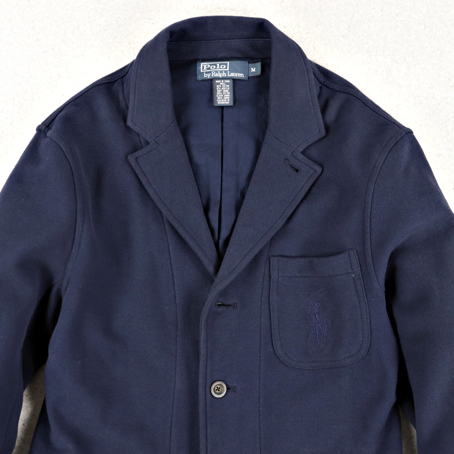 ポロバイラルフローレン ビッグポニー刺繍 スウェット 3つボタン