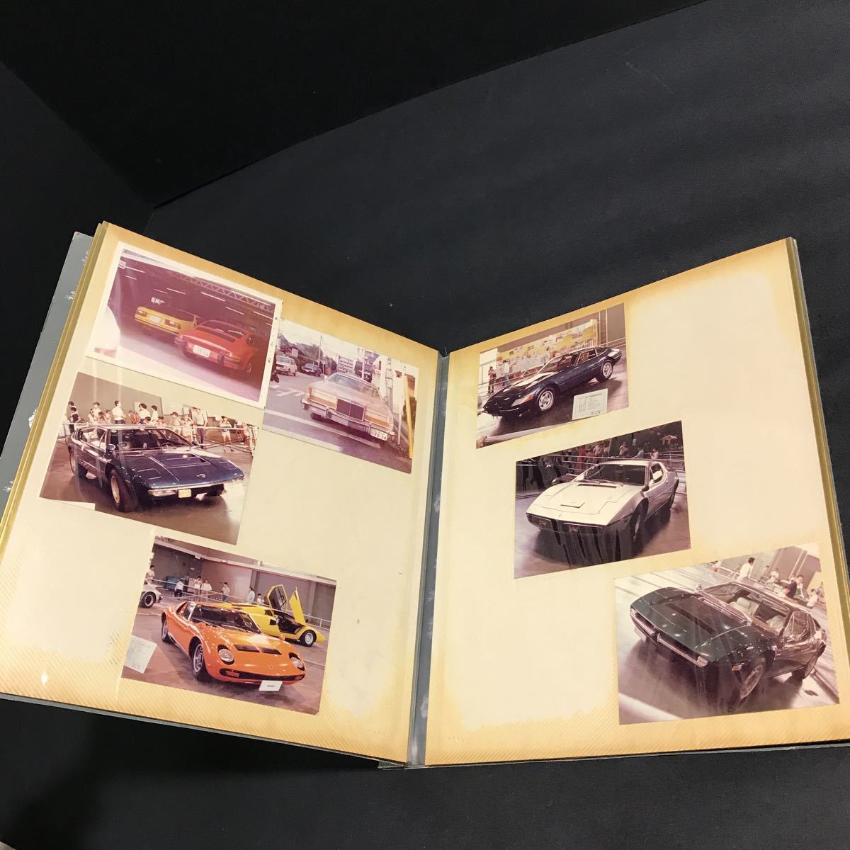 ☆1970年代 昭和レトロ スーパーカー 写真 セット アルバム
