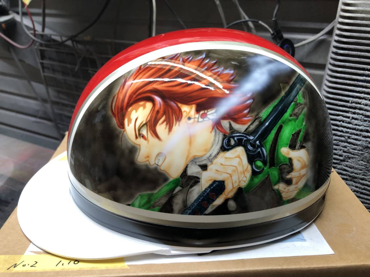 コルク半 半キャップ カスタムペイント NO,2 | エアブラシ 新品 