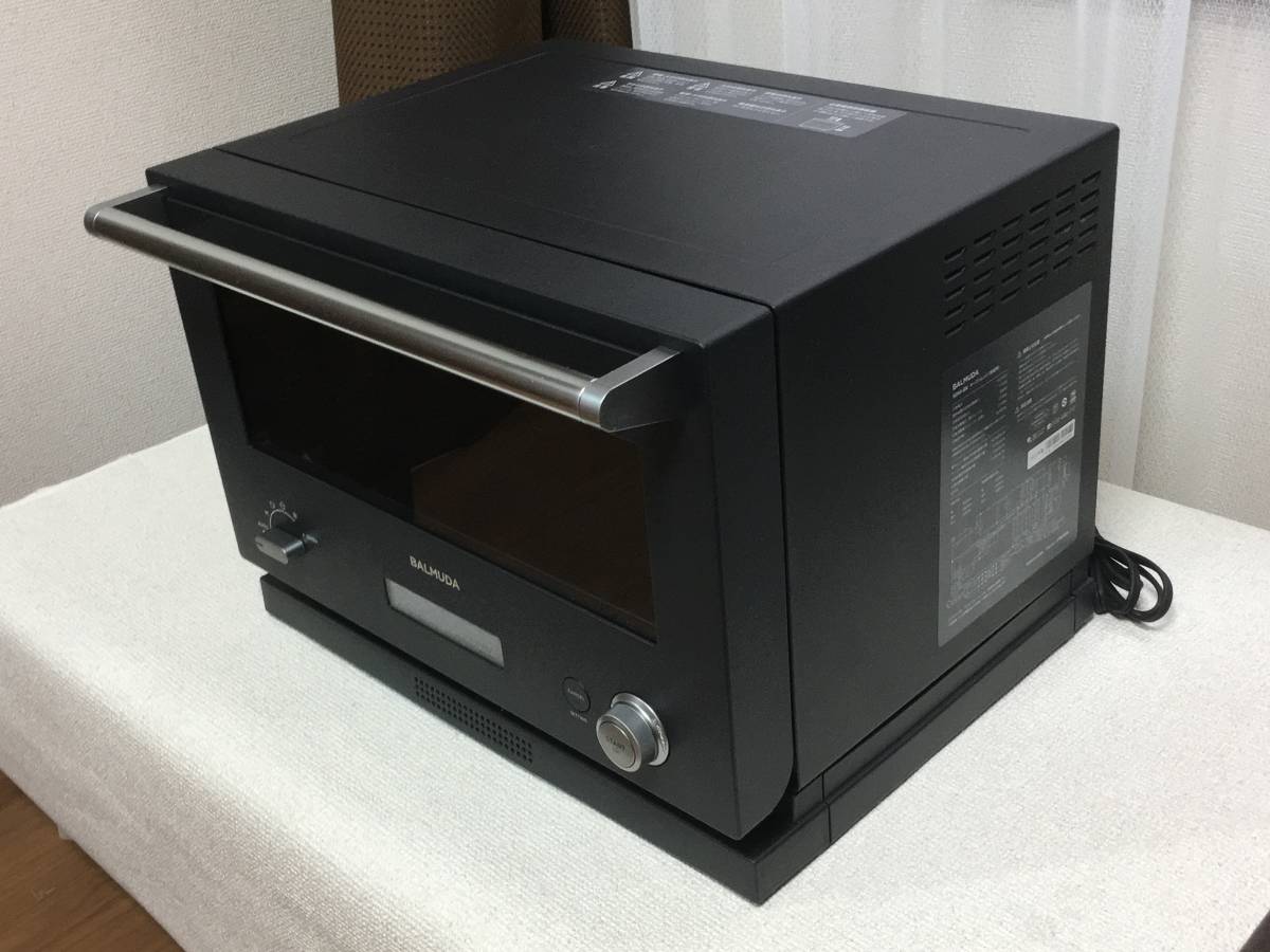 BALMUDA オーブンレンジ ブラックK04A-BK 2019年製 BALMUDA オーブン