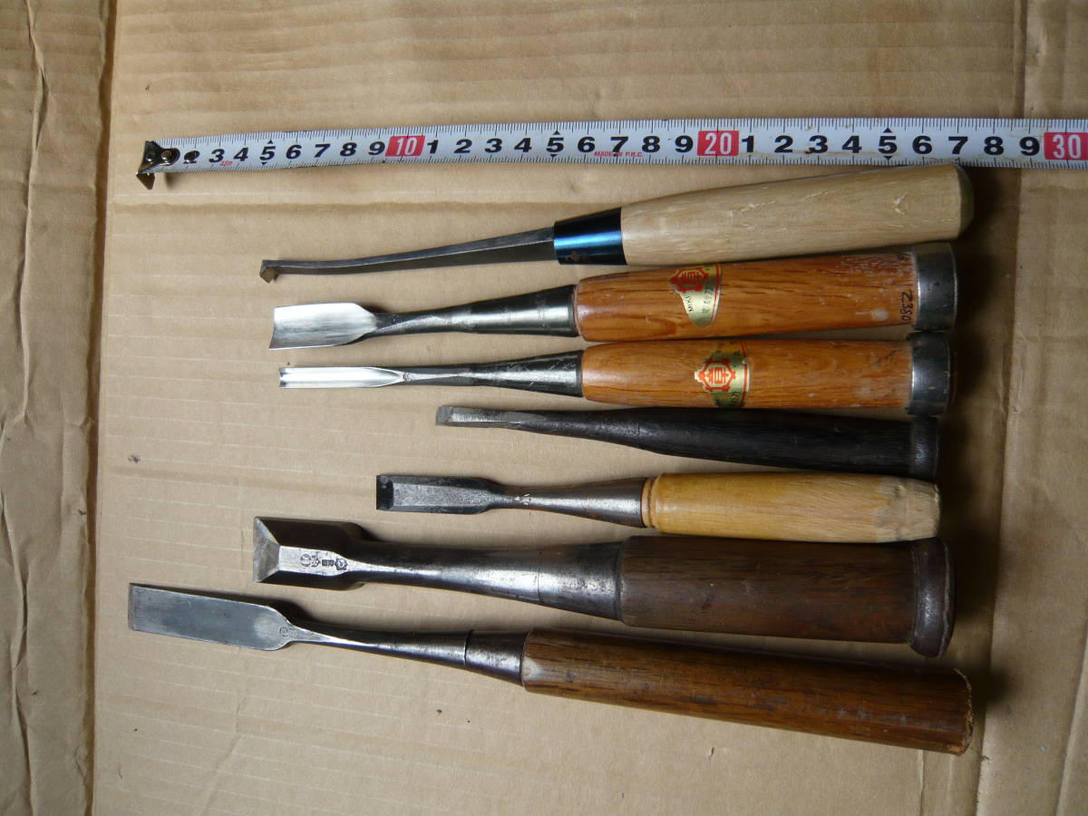 大工道具 ノミ 中古7本 【公式通販】