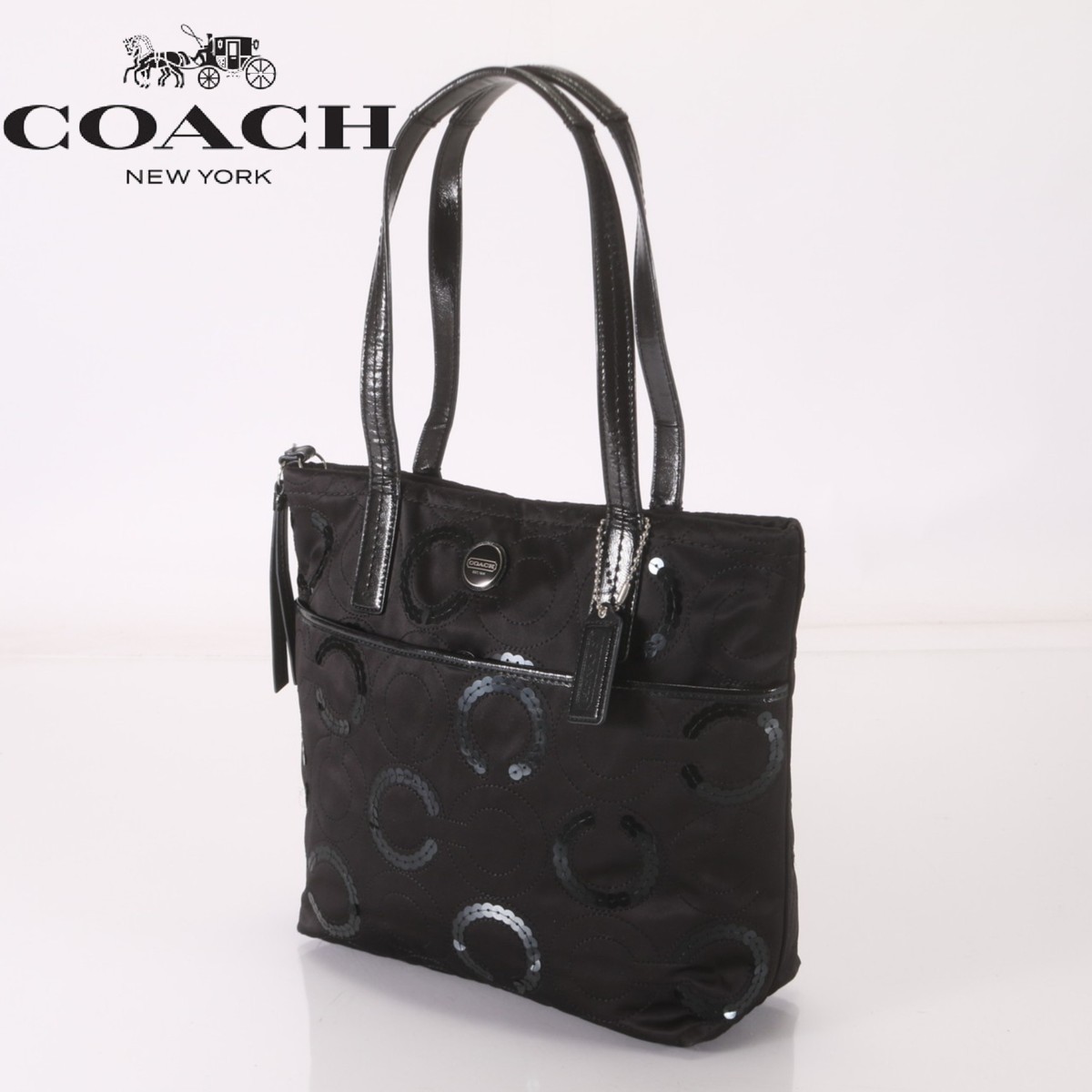 コーチ COACH シグネチャー ショルダーバッグ トートバッグ ポピー 