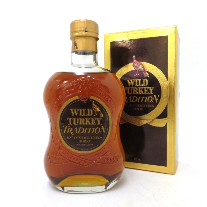 ワイルドターキー トラディション 750ml 箱付