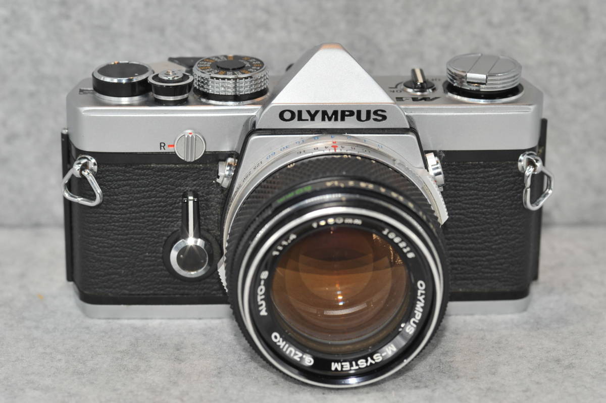 OLYMPUS M-1 + M-SYSTEM 50mm 1:1.4 50mm Olympus M-1 Chrome or F3