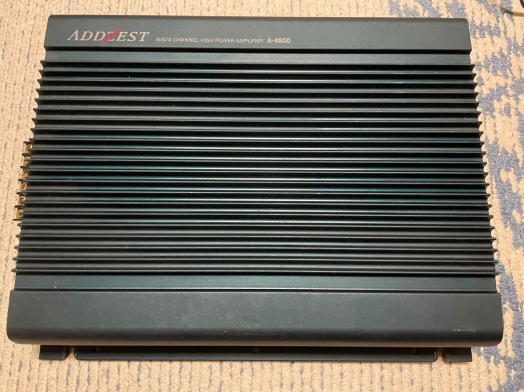ADDZEST アゼスト パワーアンプ 6ch 5ch 4ch A-4800 名機 当時物希少