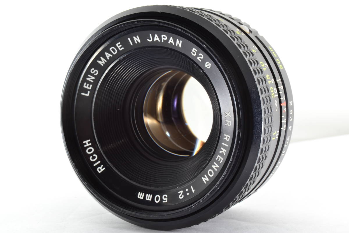 ★並品★ リコー RICOH XR RIKENON 50mm F2 ペンタックスKマウント ★富岡光学製 和製ズミクロン★ #iw718