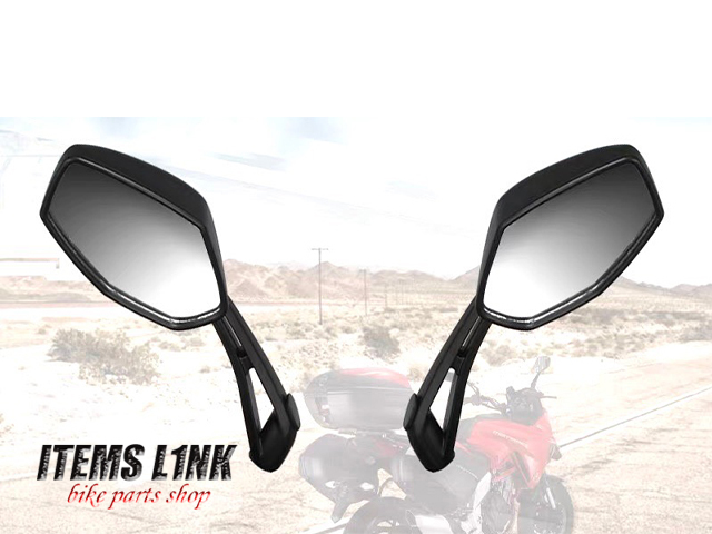 最安値LK13-6 六角 ダイキャスト ミラー DT250R XT250T WR125R WR250R セロー225 セロー225 250 TZ250F TT250R TT-R250 トリッカー 汎用_2