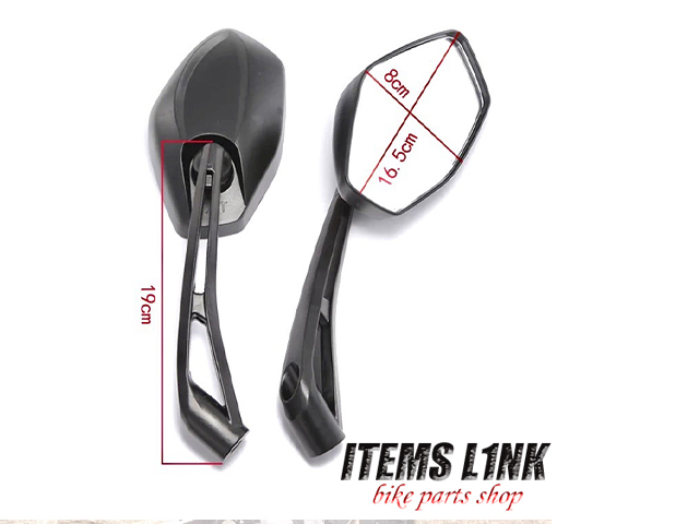 最安値LK13-6 六角 ダイキャスト ミラー DT250R XT250T WR125R WR250R セロー225 セロー225 250 TZ250F TT250R TT-R250 トリッカー 汎用_8