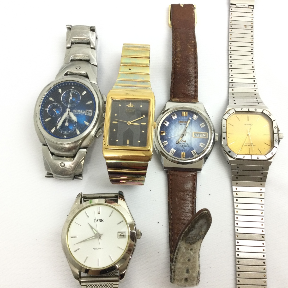 キムラ　SEIKO　セイコーなど　腕時計　5点セット【同梱不可/売り切り/7-292】