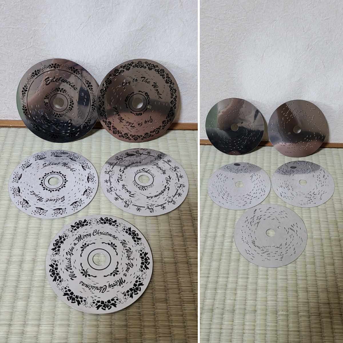 SANKYO サンキョー ディスク オルゴール 現状品 ジャンク ディスク10枚
