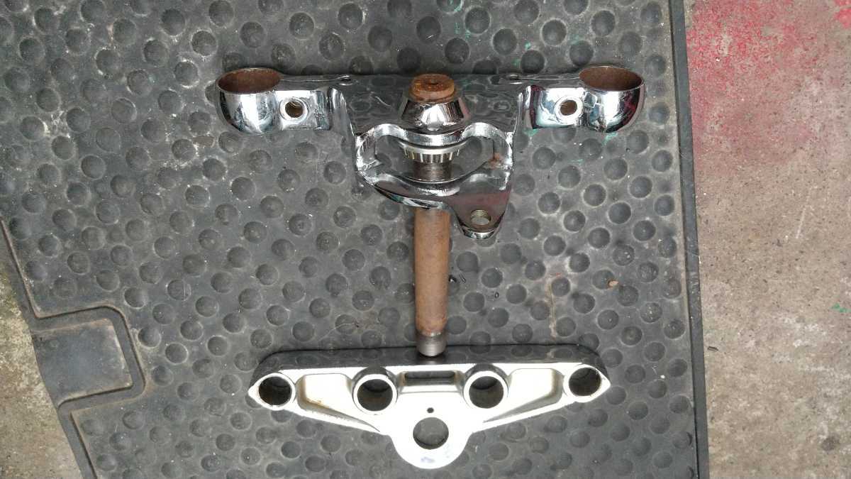 Triple Harley FLSTF Tree Top for Softail Clamp Upper ハーレーFLソフテイルevo純正トリプル Fat &amp; Boy 45456-86B Harley-Davidson FORK