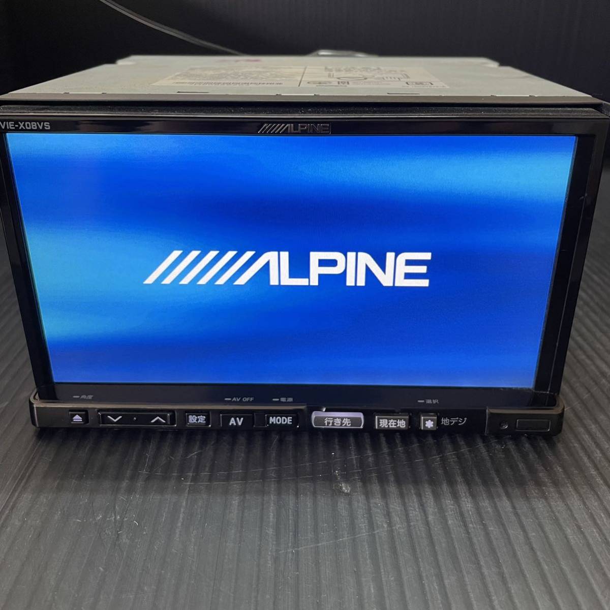 MS 即決！ALPINE アルパイン VIE‐X08VS 地デジ HDDナビ bluetooth対応