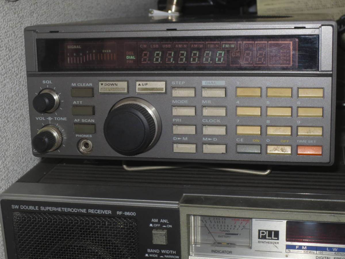 YAESU FRG-965 受信機 ジャンク扱いで Yahoo!オークション - FRG VHF