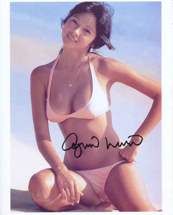 アグネス・ラム☆直筆サイン写真☆証明書COA◇9001 希少☆直筆サイン