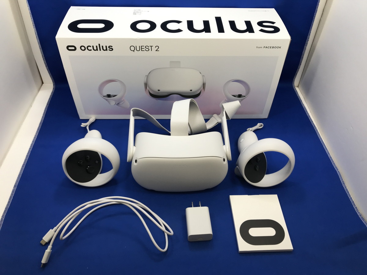 中古品】 Oculus Quest 2 VRヘッドセット 64GB 【96-210827-TM-9-TAG