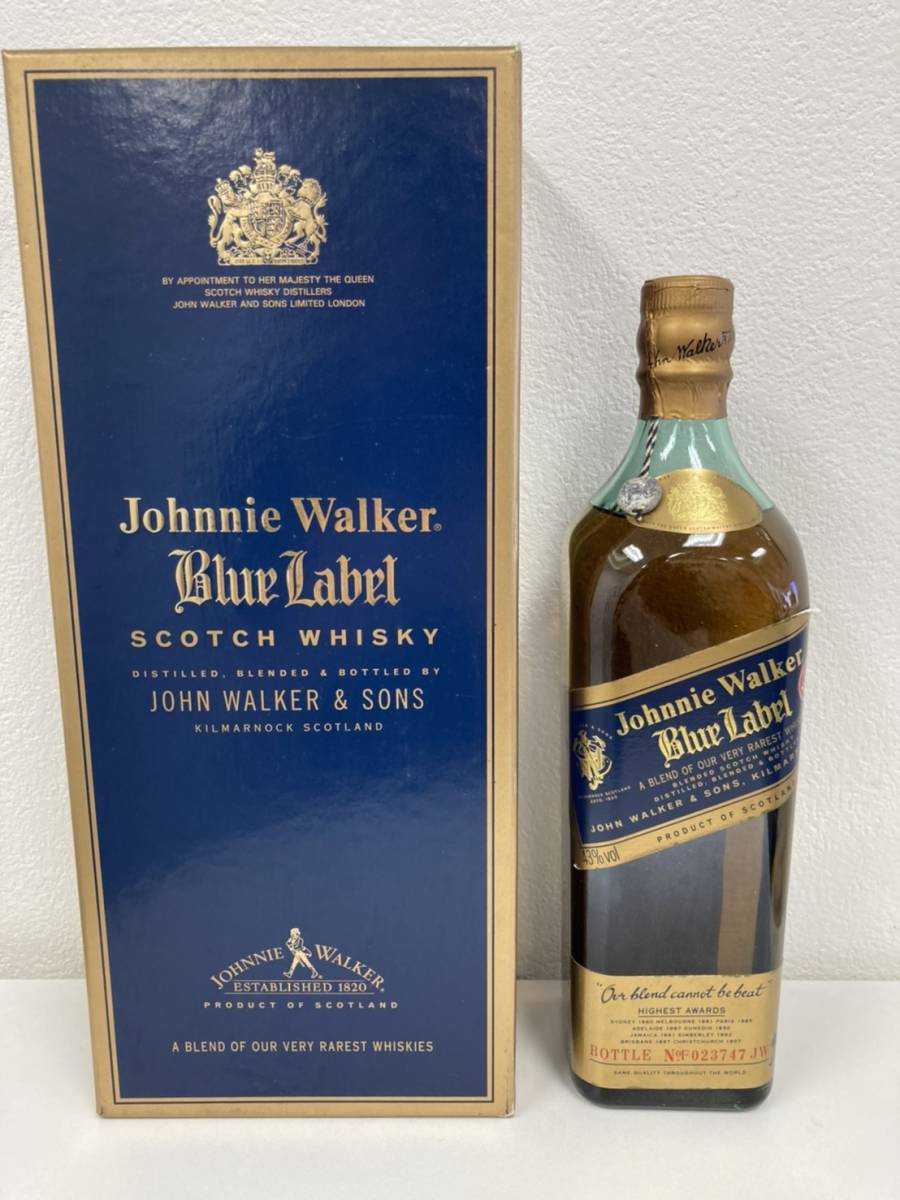 未開栓】古酒 ウイスキー Johnnie Walker Blue Label ジョニー