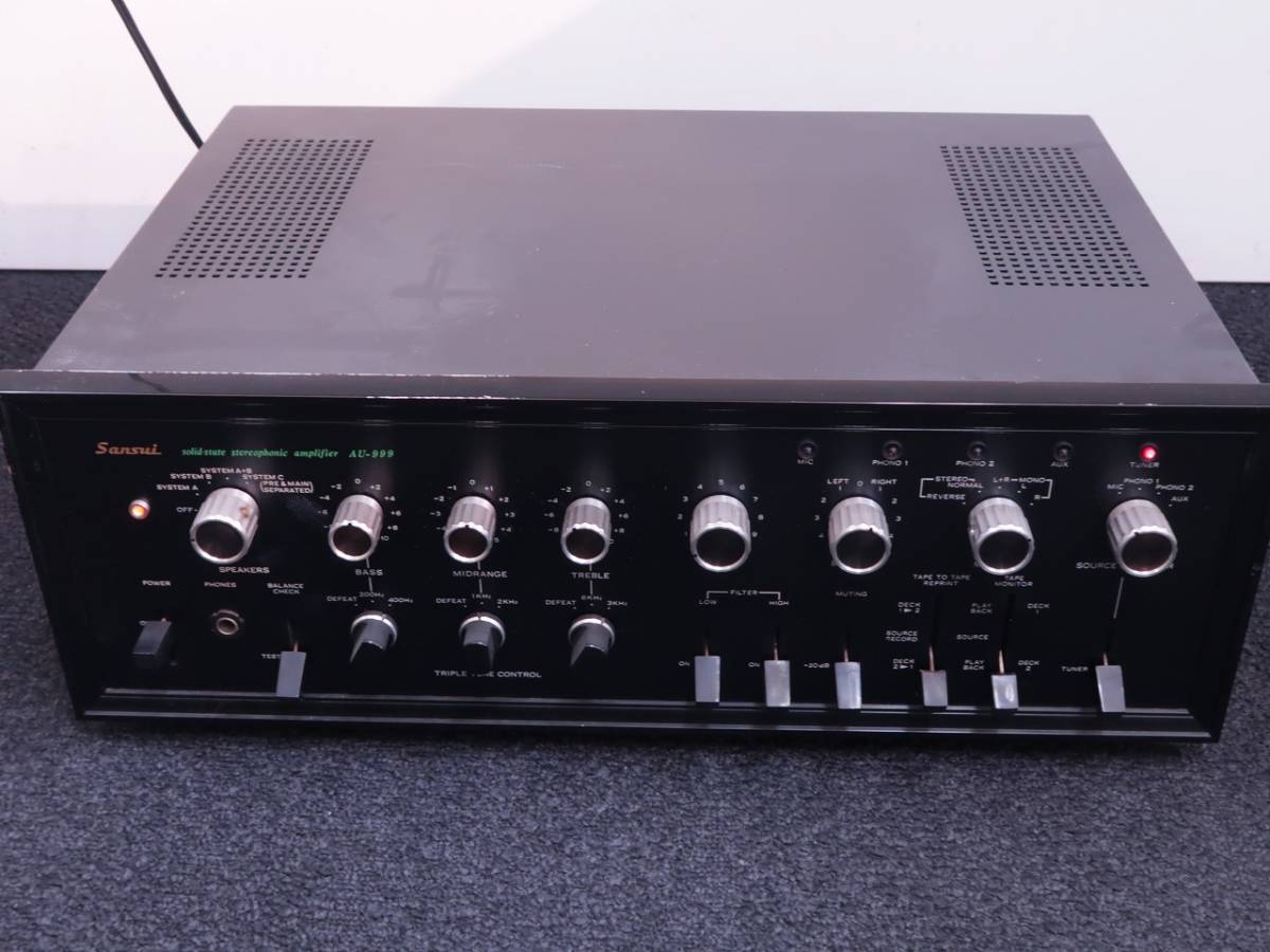 SANSUI プリメインアンプ AU-999 サンスイ AU-999 サンスイ プリメイン