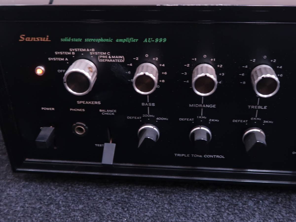 SANSUI プリメインアンプ AU-999 サンスイ AU-999 サンスイ プリメイン