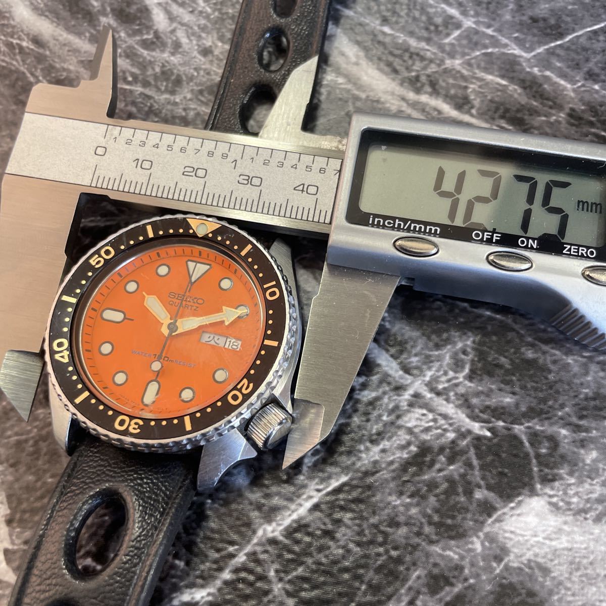 年式の割に綺麗・電池切れ状態・SEIKO セイコー オレンジ ダイバー 
