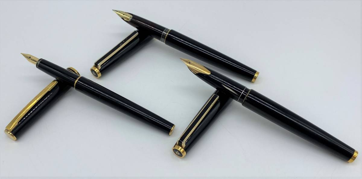 万年筆 PILOT 14K △筆記具123 | 18K 3本△プラチナ⁄パイロット PLATINUM⁄
