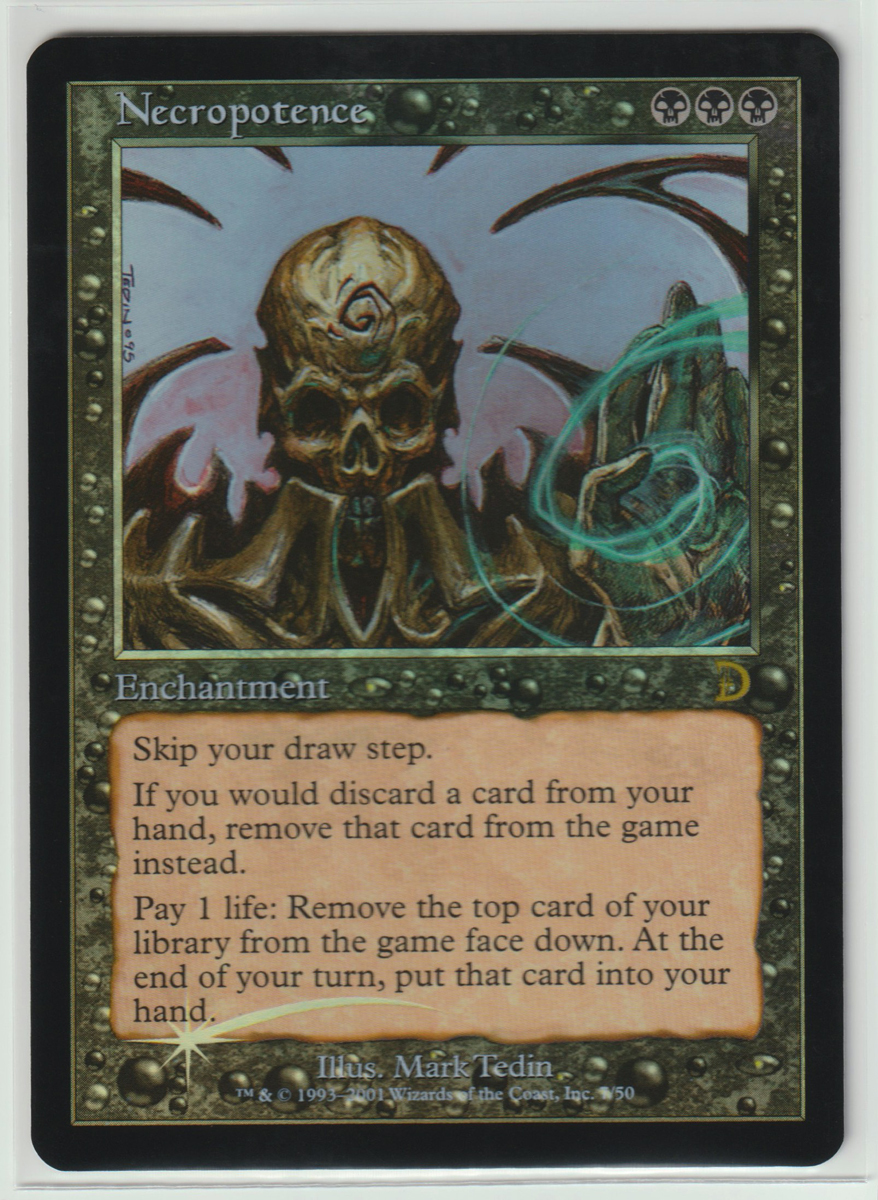 MTG　ネクロポーテンス　英語版FOIL　サインド　DKM MTG ネクロポーテンス DKM | Foil 英語版FOIL サインド ミントモール