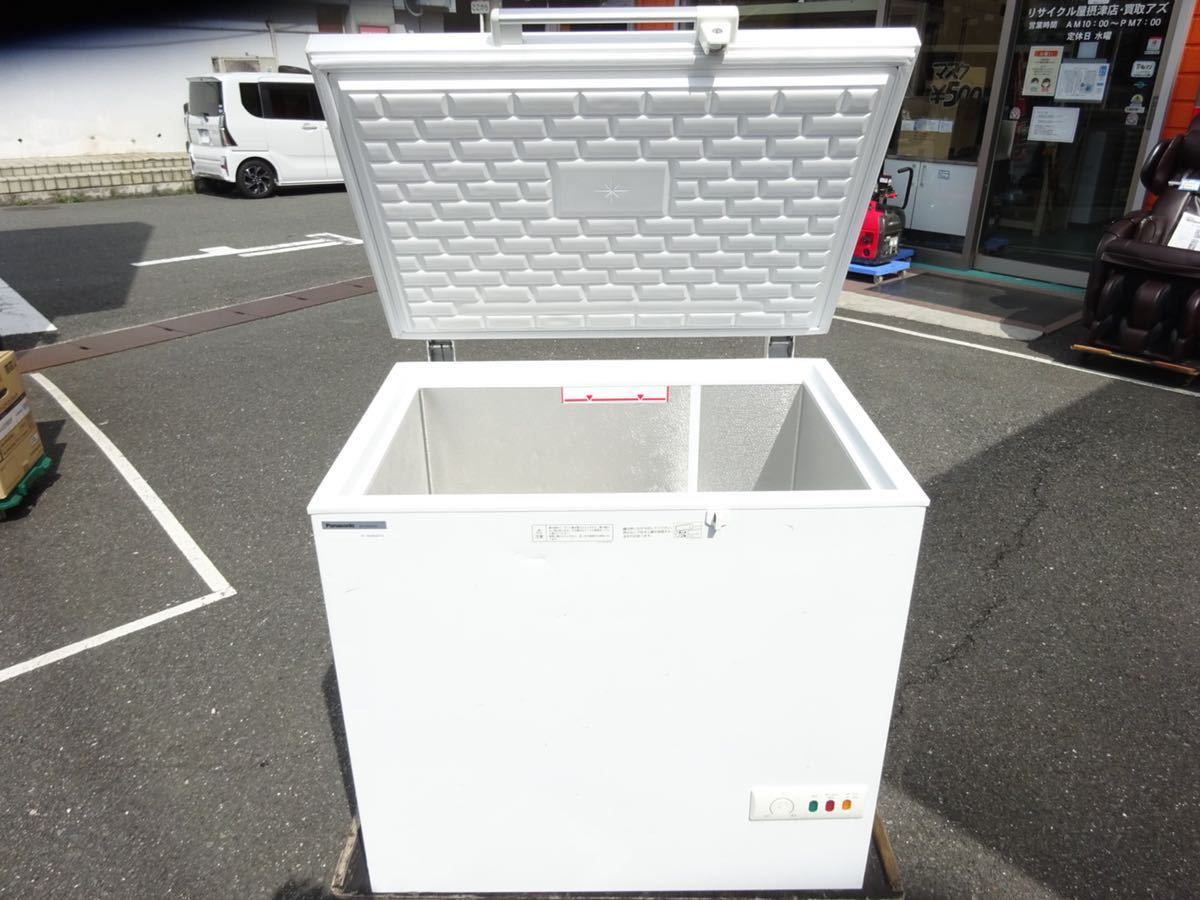 中古品 Panasonic 冷凍ストッカー チェストフリーザー SCR-RH22VA 225L 