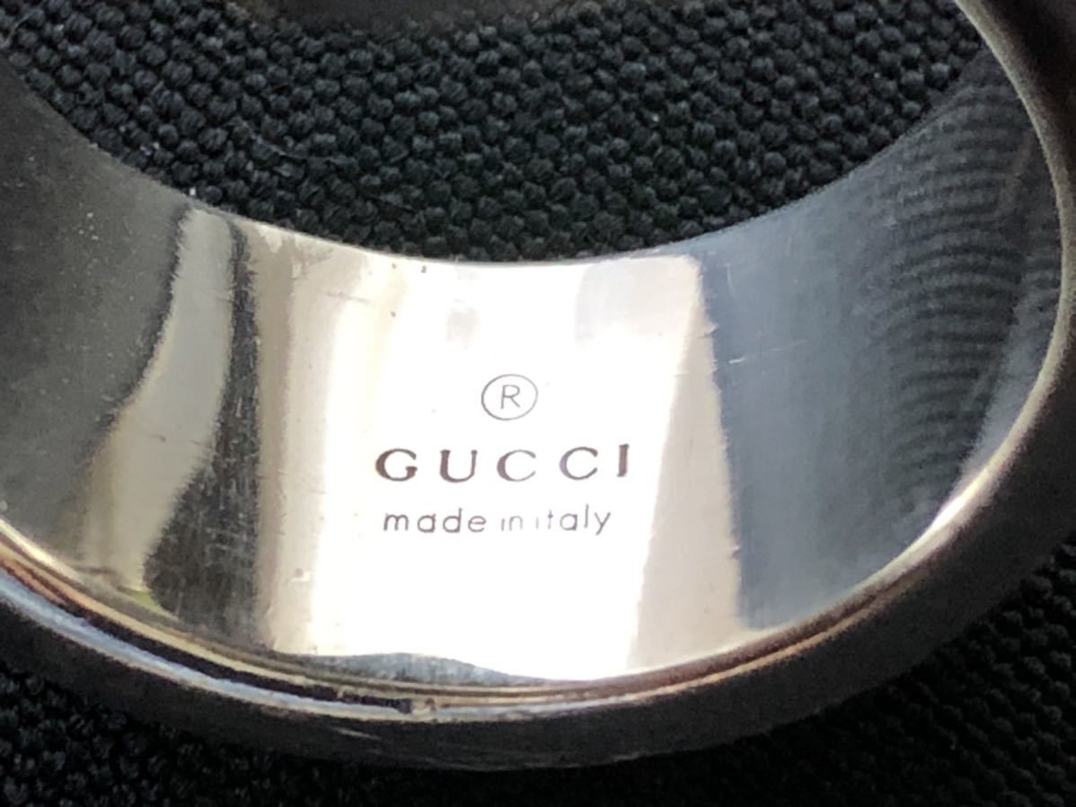 グッチ ゴースト リング 指輪 スカル ドクロ AG925 ITALY製 MADE IN