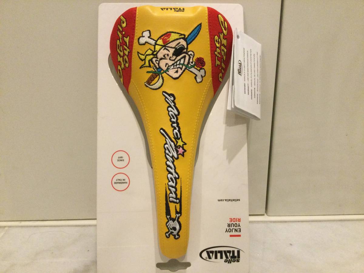 セラ イタリア フライト チタン復刻版 マルコパンターニレプリカカラー 超激レアselleITALIA ［FLITE PANTANI］サドル セライタリアフライト