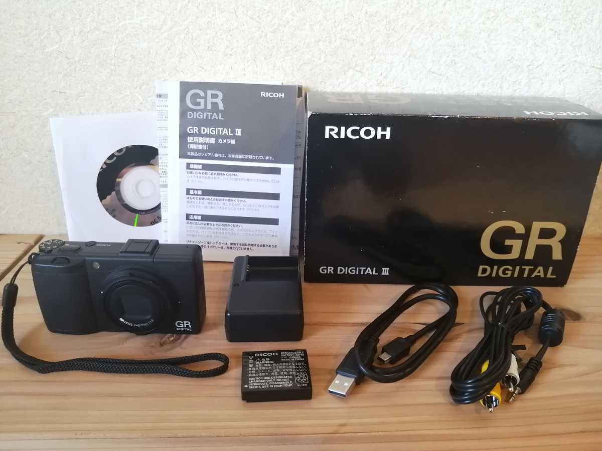 RICOH GR DIGITAL3 リコーGR GR RICOH III コンパクト : GRDIGITAL3の