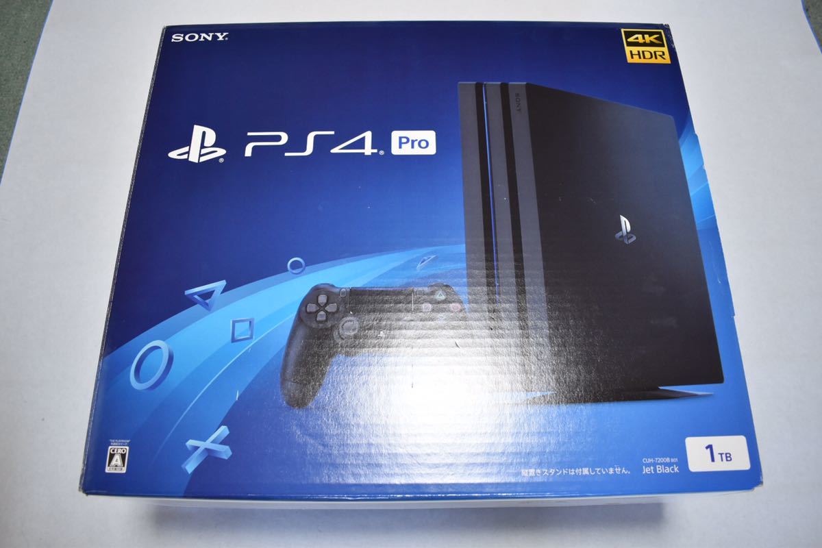 PS4 Pro ジェット・ブラック 1TB (CUH-7000BB01) 本体 完品 PlayStation4 SONY ソニー 中古_7