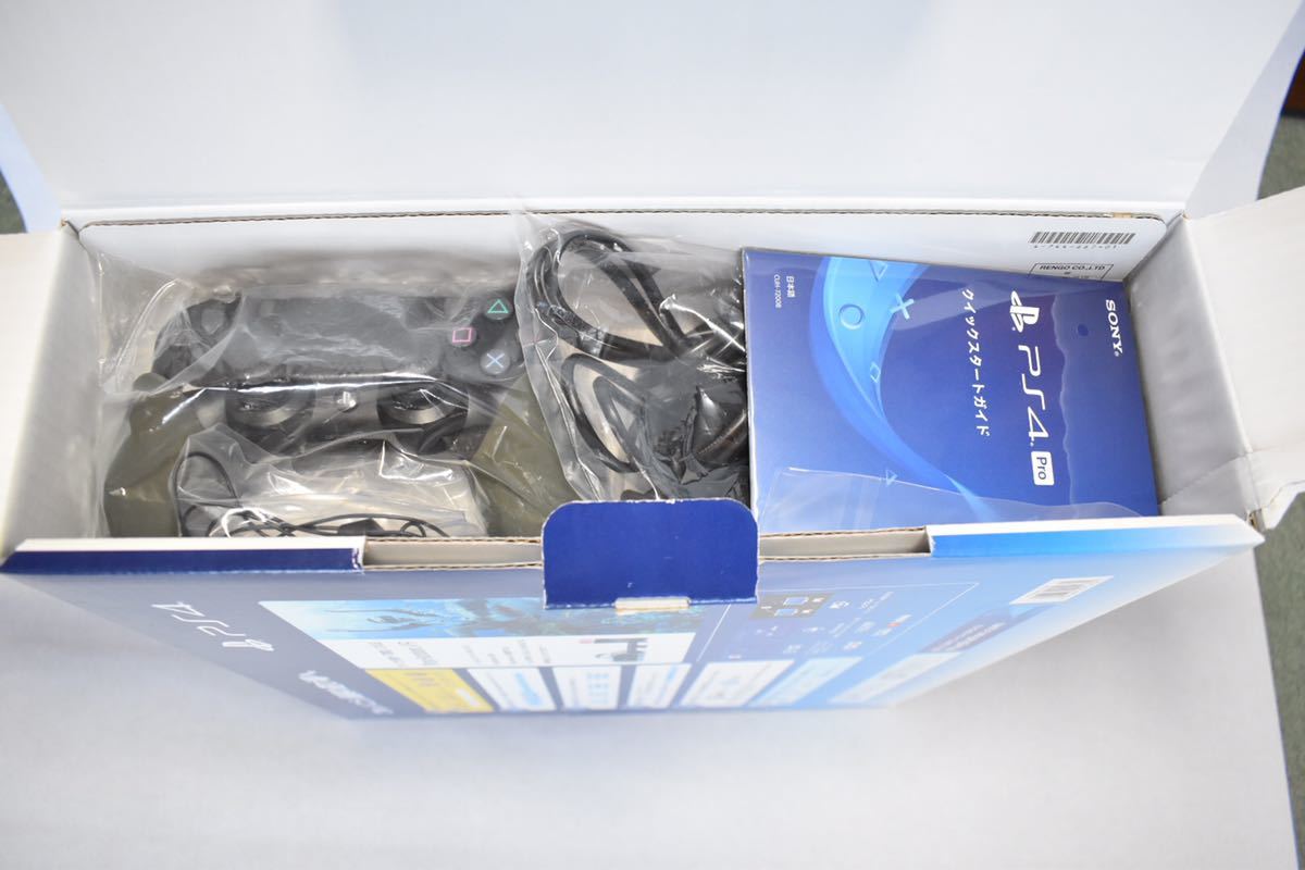 PS4 Pro ジェット・ブラック 1TB (CUH-7000BB01) 本体 完品 PlayStation4 SONY ソニー 中古_9