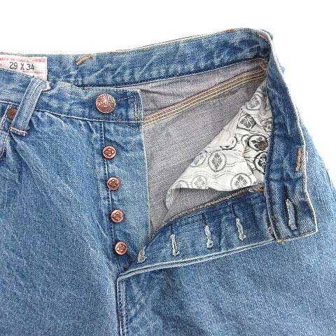 エヴィス EVISU ヤマネ YAMANE 0016 デニム ハーフパンツ カモメ トラ 
