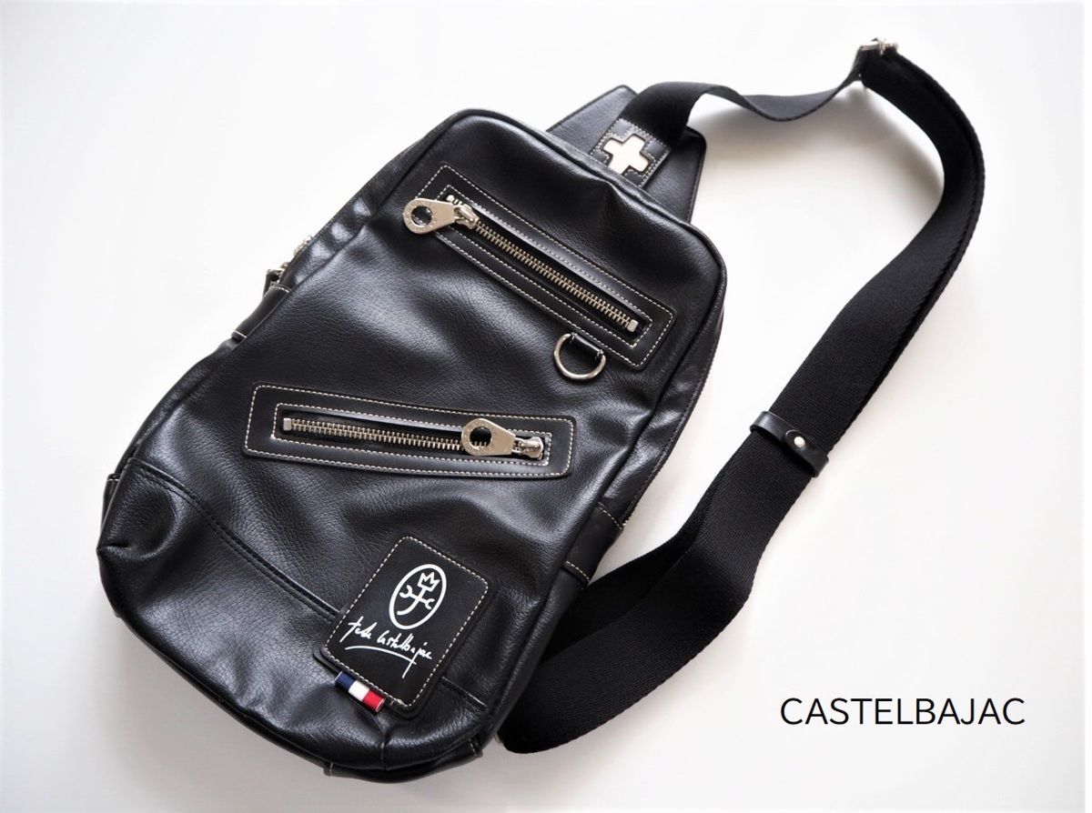 CASTELBAJAC カステルバジャック ボディバッグ ブラック 黒 ワン 