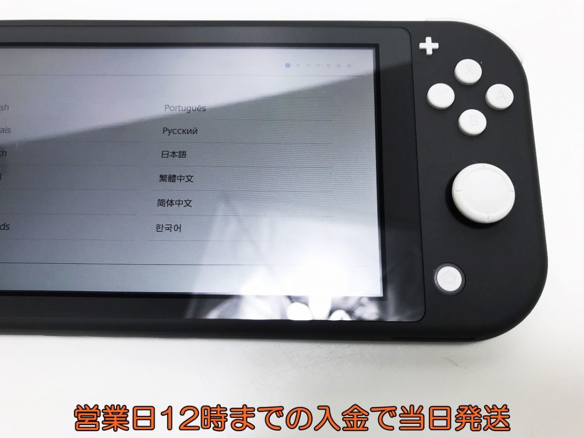 1円】Nintendo Switch Lite グレー 状態良好 ゲーム機本体 初期化動作 