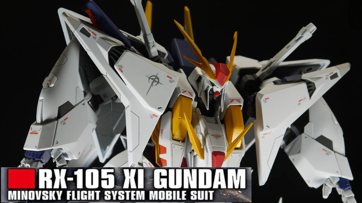 1/144 HGUC クスィーガンダム 塗装済改修完成品 劇場版 夜間戦闘発光仕様