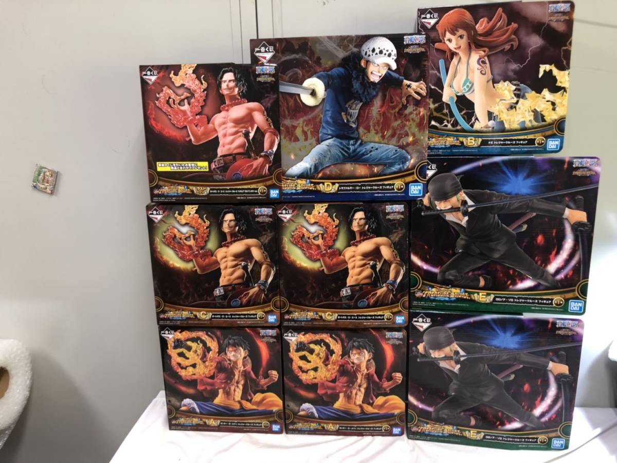 422 ワンピース 一番くじ Treasure Cruise ラストワン賞 エース ラストワンカラーver 他 9個まとめ売り One Piece 売買されたオークション情報 Yahooの商品情報をアーカイブ公開 オークファン Aucfan Com